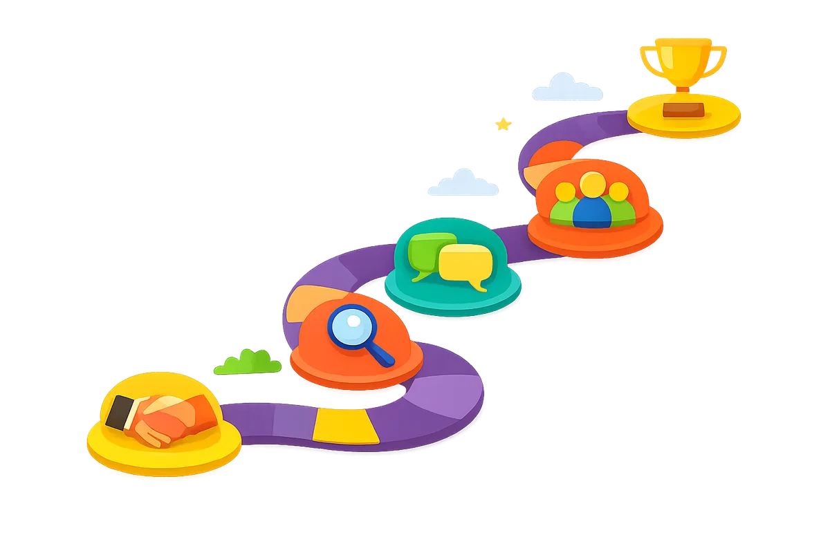 Onboarding That Actually Works for Small Teams detail service illustration