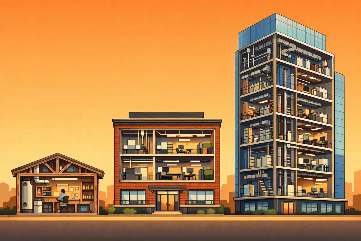 From Chaos to Process: Scaling Operations at 10, 50, and 100 | Marquis Davis service illustration