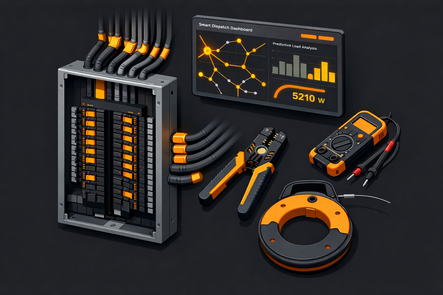 Marketing for Electricians service illustration