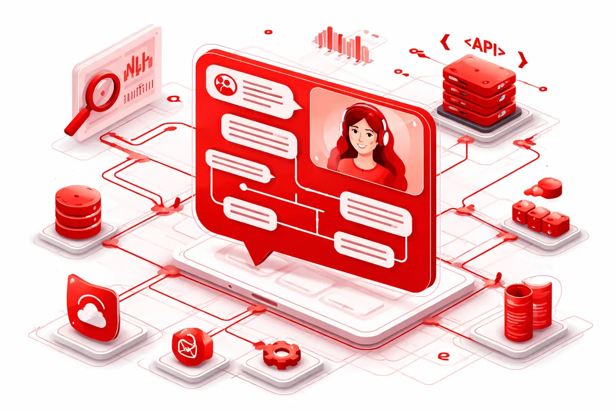 Chatbot Development in Chicago service illustration