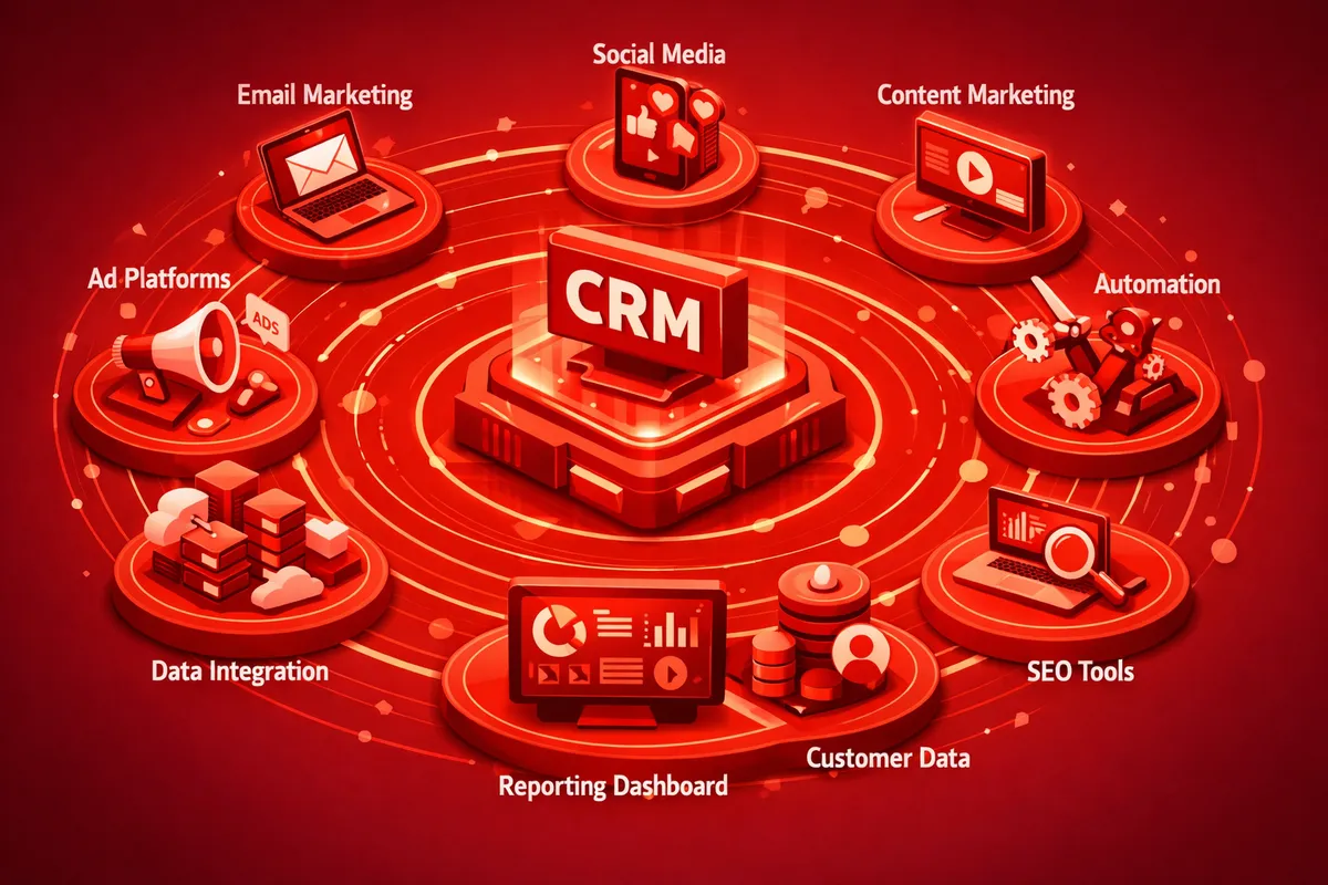 CRM Martech Consulting in Loop service illustration