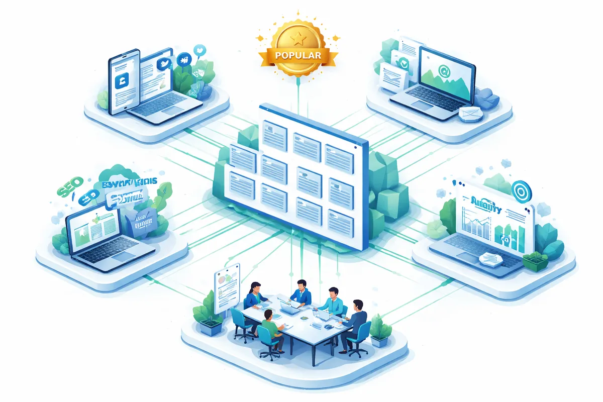 Growth service illustration