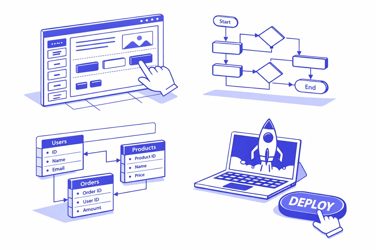 No Code Platforms in Chicago service illustration