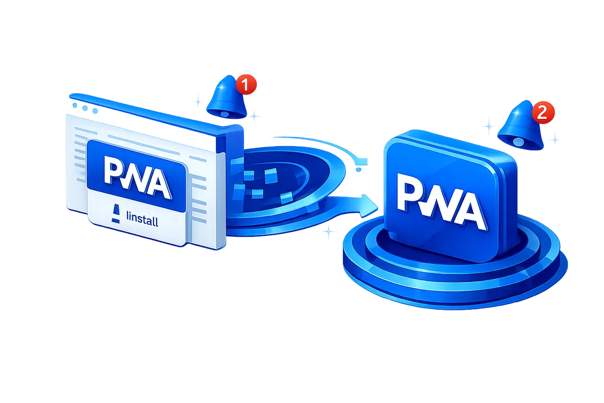 Progressive Web Apps service illustration