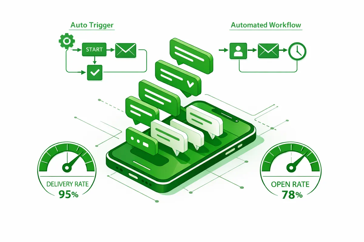 SMS Marketing service illustration