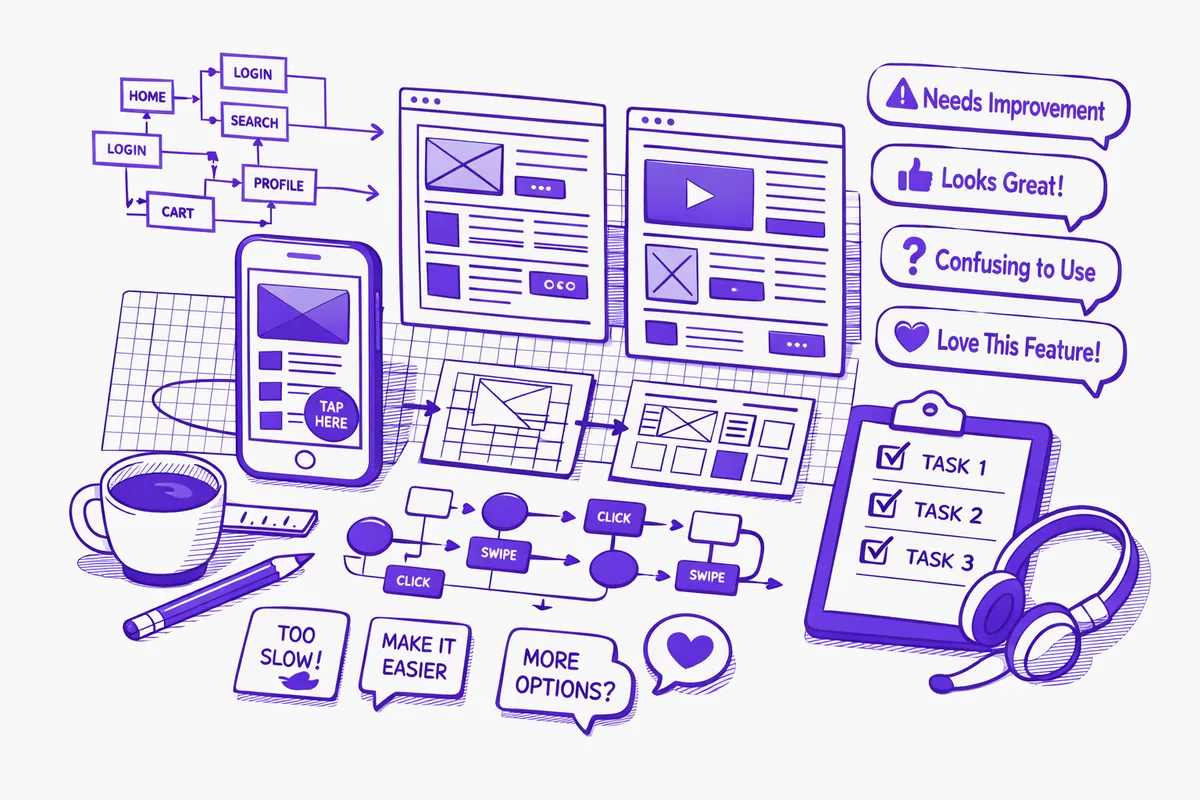 UI/UX Design service illustration