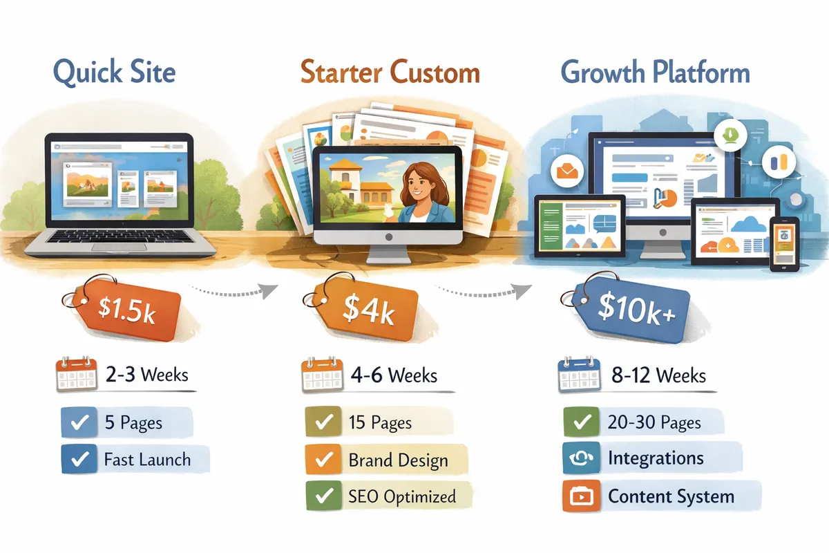 Web Design Packages: Comparing Prebuilt vs Custom for Every Budget