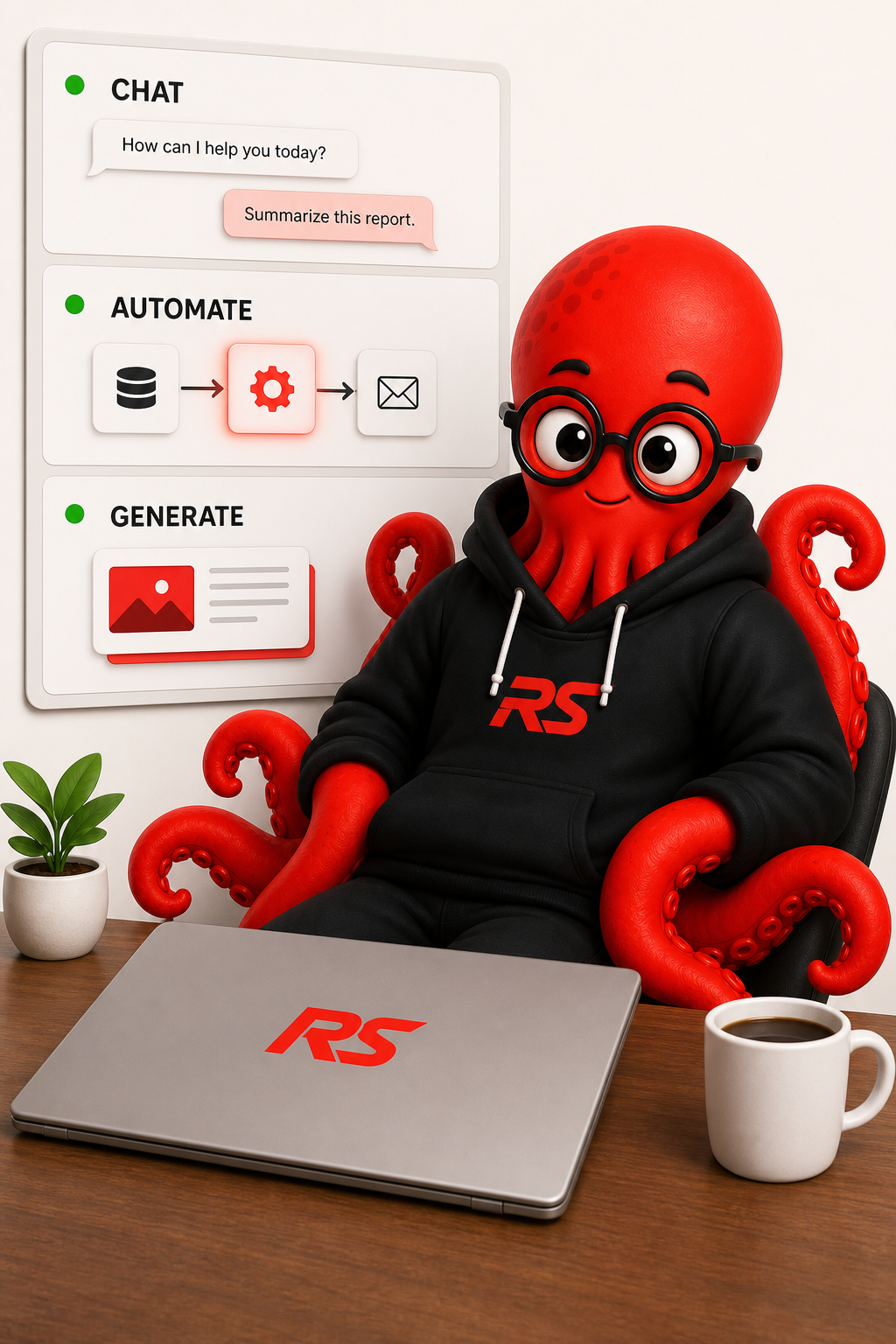 Otto hands-off while three AI workflows run on their own